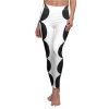 Divistrom Women's White & Black Leggings