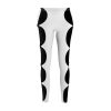 Divistrom Women's White & Black Leggings