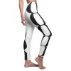 Divistrom Women's White & Black Leggings