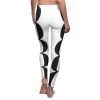 Divistrom Women's White & Black Leggings