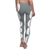 Divistrom Women's Grey & White Leggings