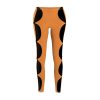 Divistrom Women's Orange Leggings