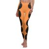 Divistrom Women's Orange Leggings