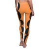 Divistrom Women's Orange Leggings