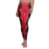 Divistrom Women's Red Leggings