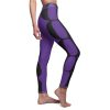 Divistrom Women's Dark Purple Leggings - Green