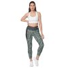 Crossover leggings with pockets