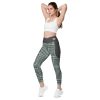 Crossover leggings with pockets