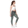 Crossover leggings with pockets