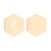 Sterling Silver Hexagon Stud Earrings Divistrom