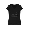Women's Jersey Short Sleeve V-Neck Tee - I'm Not Lucky, I'm Blessed