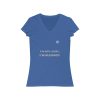 Women's Jersey Short Sleeve V-Neck Tee - I'm Not Lucky, I'm Blessed