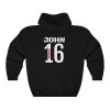 Divistrom Unisex Hooded Sweatshirt - John 3:16