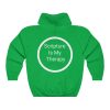 Divistrom Unisex  Hooded Sweatshirt (Scripture Is My Therapy)