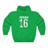 Divistrom Unisex Hooded Sweatshirt - John 3:16