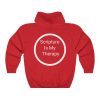 Divistrom Unisex  Hooded Sweatshirt (Scripture Is My Therapy)