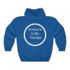 Divistrom Unisex  Hooded Sweatshirt (Scripture Is My Therapy)