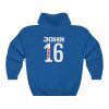 Divistrom Unisex Hooded Sweatshirt - John 3:16