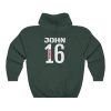 Divistrom Unisex Hooded Sweatshirt - John 3:16