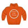 Divistrom Unisex  Hooded Sweatshirt (Scripture Is My Therapy)