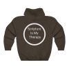Divistrom Unisex  Hooded Sweatshirt (Scripture Is My Therapy)