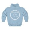 Divistrom Unisex  Hooded Sweatshirt (Scripture Is My Therapy)
