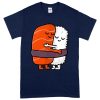 Heavy Cotton Hug T-Shirt - Cute Sushi T-Shirt