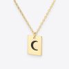 12130-7ffe8c.jpg Square Moon Pendant Necklace