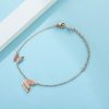 Rose Gold Butterfly Bracelet
