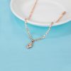Rose Gold Bracelet With A Shell Pendant