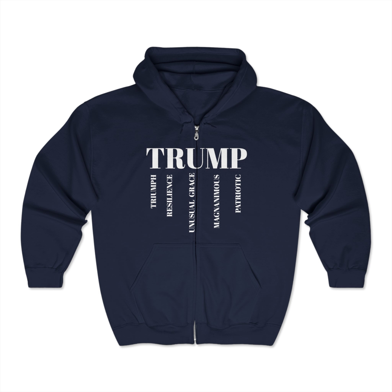 Trump Inauguration Full Zip Hoodie Sweatshirt