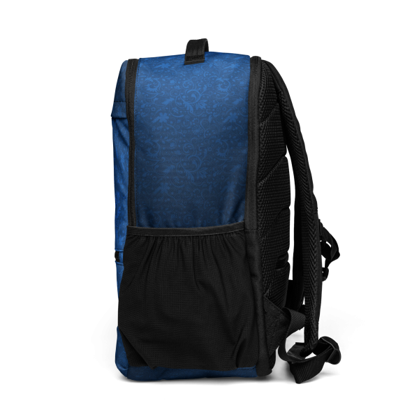 All over print utility backpack black left 699ec054dada7.png