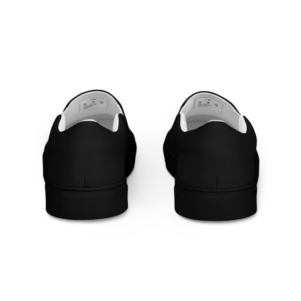 Mens slip on canvas shoes black back 699ff302c4f0c.jpg