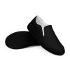 Mens slip on canvas shoes black right front 699ff302c4dff.jpg
