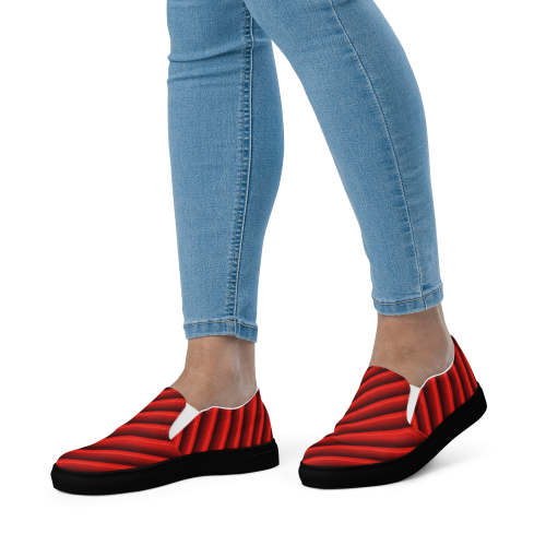 Womens slip on canvas shoes black front 699eaee713c49.png